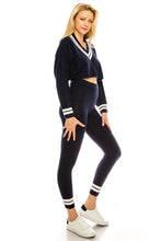 Load image into Gallery viewer, Navy Sweater and Pants Set