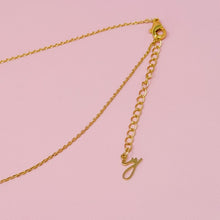 Load image into Gallery viewer, Crystal Bubble Initial Necklace