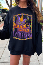 Load image into Gallery viewer, Louisiana Mardi Gras Graphic Fleece Sweatshirts