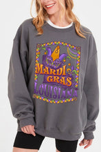 Load image into Gallery viewer, Louisiana Mardi Gras Graphic Fleece Sweatshirts