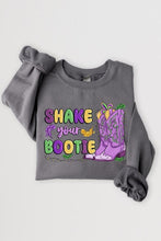 Load image into Gallery viewer, Shake Your Bootie Mardi Gras Fleece Sweatshirts