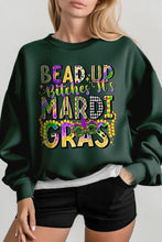 Load image into Gallery viewer, Bead Up Bitches It's Mardi Gras Fleece Sweatshirts