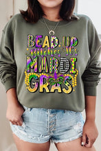 Load image into Gallery viewer, Bead Up Bitches It's Mardi Gras Fleece Sweatshirts
