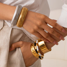 Load image into Gallery viewer, 18K Gold-Plated Stainless Steel Bracelet