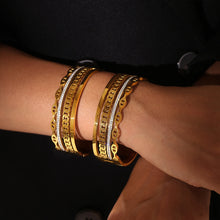Load image into Gallery viewer, 18K Gold-Plated Czech Diamond Bracelet