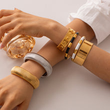 Load image into Gallery viewer, 18K Gold-Plated Stainless Steel Bracelet