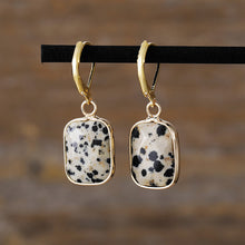Load image into Gallery viewer, Copper Natural Stone Dangle Earrings