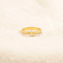 Load image into Gallery viewer, Zircon 925 Sterling Silver Cross Ring