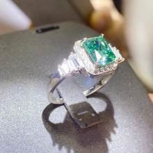 Load image into Gallery viewer, 2 Carat Moissanite 925 Sterling Silver Ring