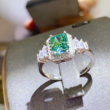 Load image into Gallery viewer, 2 Carat Moissanite 925 Sterling Silver Ring