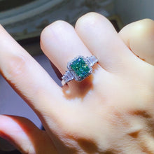 Load image into Gallery viewer, 2 Carat Moissanite 925 Sterling Silver Ring