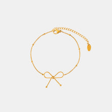 Load image into Gallery viewer, Titanium Steel Bow Bracelet