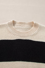 Load image into Gallery viewer, Jet Stream Colorblock Loose Pullover Sweater