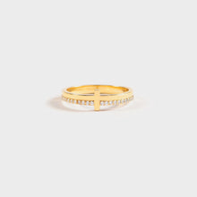 Load image into Gallery viewer, Zircon 925 Sterling Silver Cross Ring