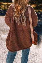 Load image into Gallery viewer, Red Clay Faux Shearling Teddy Bear Jacket