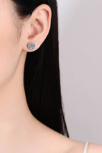 Load image into Gallery viewer, 2 Carat Moissanite 925 Sterling Silver Stud Earrings