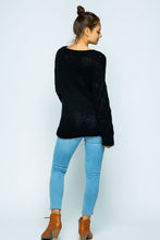 Load image into Gallery viewer, HANDMADE CONTRAST POCK SLEEVES SWEATER
