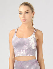 Load image into Gallery viewer, Strappy Back Tie-Dye Crop Top
