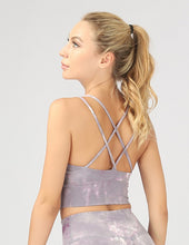 Load image into Gallery viewer, Strappy Back Tie-Dye Crop Top
