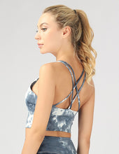 Load image into Gallery viewer, Strappy Back Tie-Dye Crop Top
