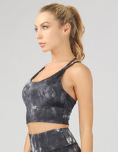 Load image into Gallery viewer, Strappy Back Tie-Dye Crop Top
