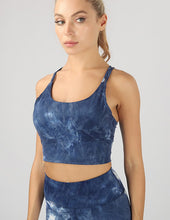 Load image into Gallery viewer, Strappy Back Tie-Dye Crop Top
