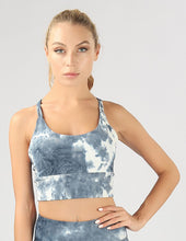 Load image into Gallery viewer, Strappy Back Tie-Dye Crop Top
