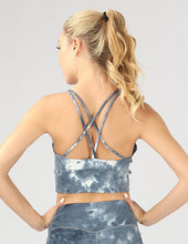 Load image into Gallery viewer, Strappy Back Tie-Dye Crop Top
