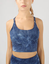 Load image into Gallery viewer, Strappy Back Tie-Dye Crop Top
