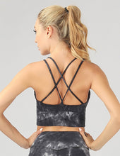 Load image into Gallery viewer, Strappy Back Tie-Dye Crop Top
