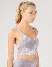 Load image into Gallery viewer, Strappy Back Tie-Dye Crop Top
