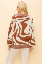 Load image into Gallery viewer, Zebra Jacq Sweater Top
