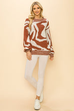 Load image into Gallery viewer, Zebra Jacq Sweater Top
