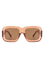 Load image into Gallery viewer, Square Retro Bold Fashion Flat Top Sunglasses
