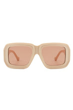 Load image into Gallery viewer, Square Retro Bold Fashion Flat Top Sunglasses
