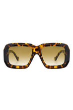 Load image into Gallery viewer, Square Retro Bold Fashion Flat Top Sunglasses
