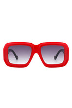 Load image into Gallery viewer, Square Retro Bold Fashion Flat Top Sunglasses
