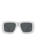 Load image into Gallery viewer, Square Retro Bold Fashion Flat Top Sunglasses
