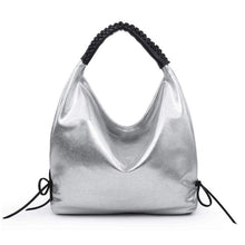 Load image into Gallery viewer, Women hobo bag metallic beige
