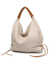 Load image into Gallery viewer, Women hobo bag metallic beige
