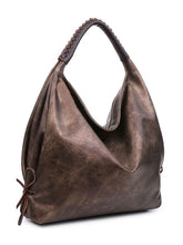 Load image into Gallery viewer, Women hobo bag metallic beige
