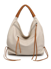 Load image into Gallery viewer, Women hobo bag metallic beige
