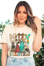 Load image into Gallery viewer, AZTEC MERRY CHRISTMAS GRAPHIC TEE
