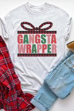 Load image into Gallery viewer, PLAID GANGSTA WRAPPER GRAPHIC TEE
