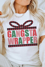 Load image into Gallery viewer, PLAID GANGSTA WRAPPER GRAPHIC TEE
