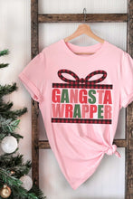 Load image into Gallery viewer, PLAID GANGSTA WRAPPER GRAPHIC TEE
