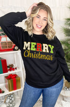 Load image into Gallery viewer, Merry Christmas Ideal Chenille Sweatshirt
