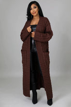 Load image into Gallery viewer, LONG MAXI SWEATER CARDIGAN
