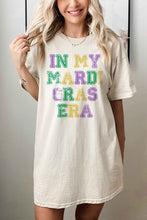 Load image into Gallery viewer, IN MY MARDI GRAS ERA OVERSIZED GRAPHIC TEE
