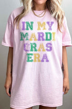 Load image into Gallery viewer, IN MY MARDI GRAS ERA OVERSIZED GRAPHIC TEE
